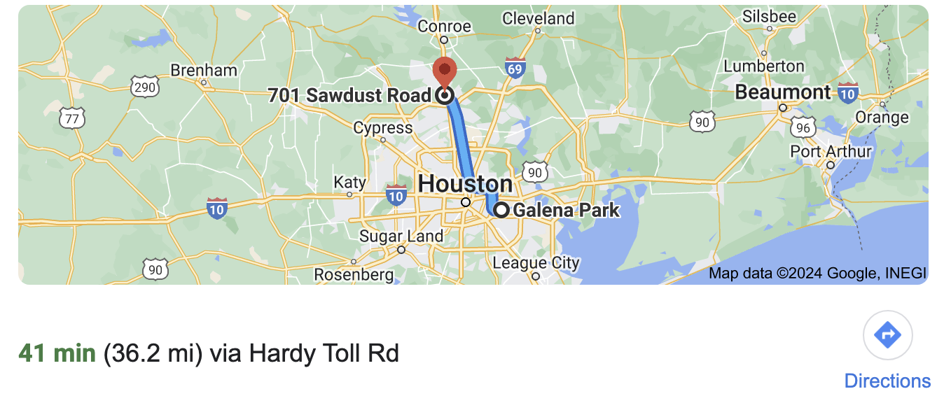 Directions to Galena Park, Texas Photographer, Bri Sullivan Photography studio.