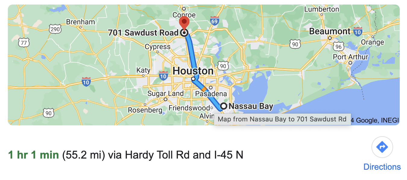 Directions to Nassau bay Texas Photographer, Bri Sullivan's studio.